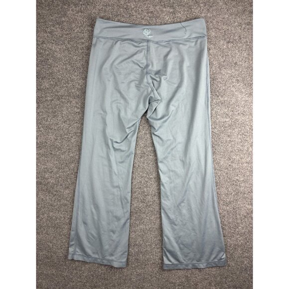 T by Alexander Wang Pants Womens Small Gray Flare Lounge Yoga Activewear Stretch - Picture 7 of 7